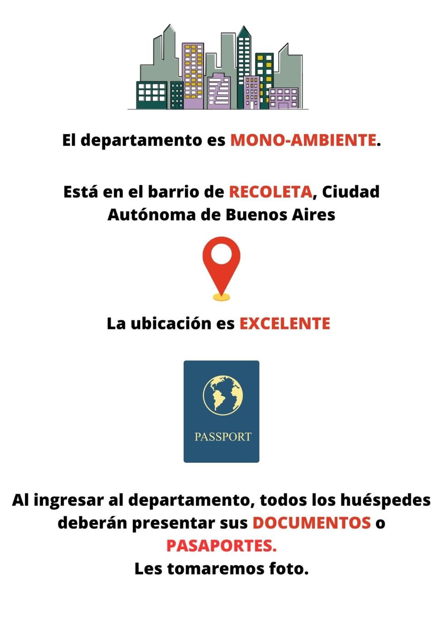 Libertad Recoleta -Ubicacion Estrategica- Apartment Buenos Aires Luaran gambar